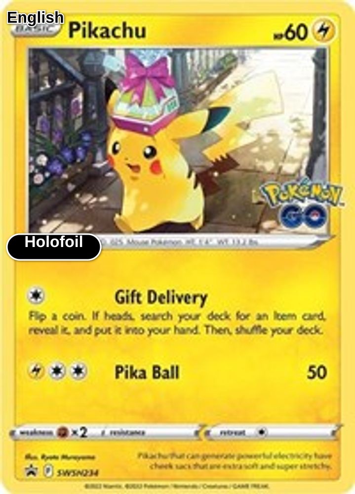 Pikachu - SWSH234