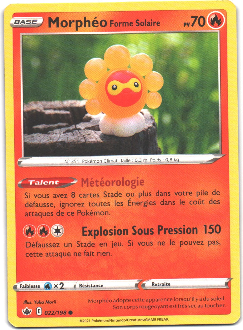 Morphéo Forme Solaire Commune Règne de Glace 22 NM
