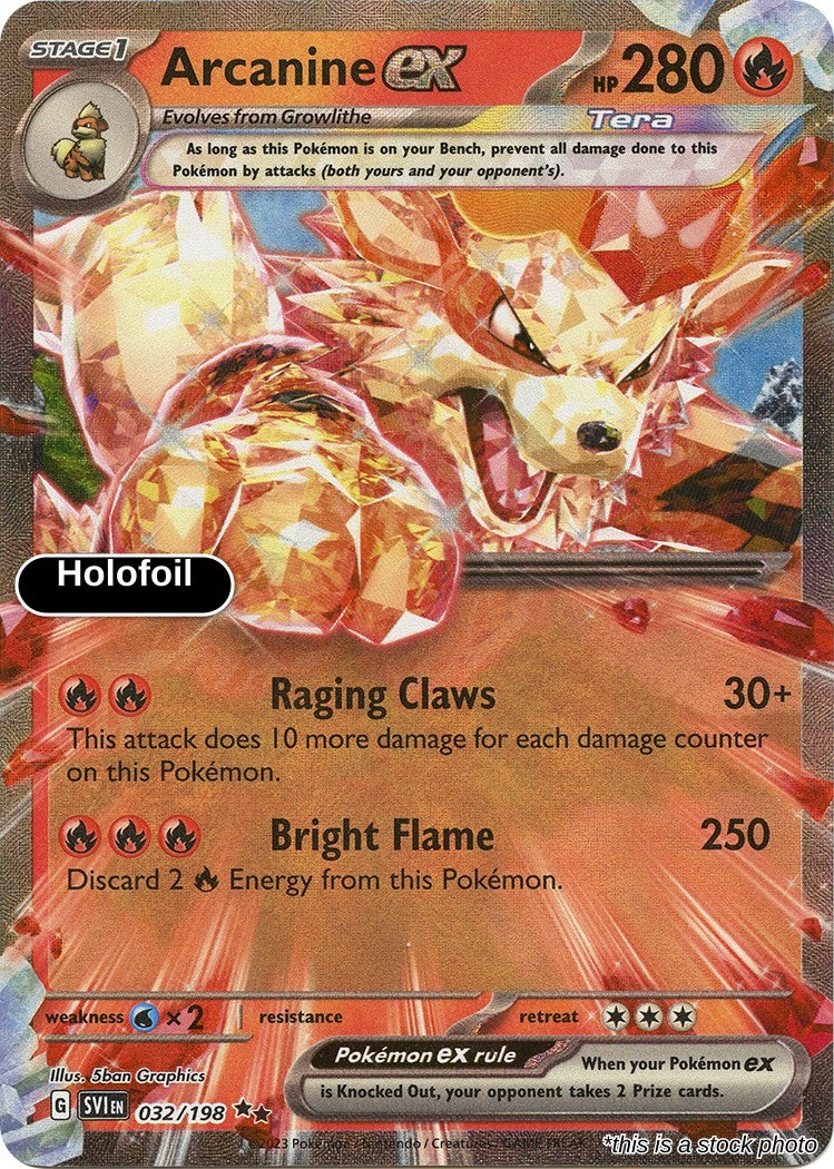 Arcanine ex - 032/198