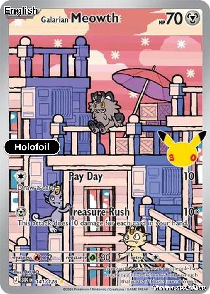 Galarian Meowth - 141/128