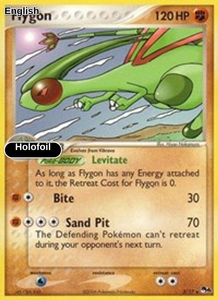 Flygon 003/017 - POP Series 4 - Holofoil - Near Mint - Pokemon